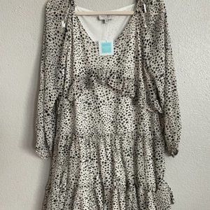 Hayden Los Angeles Dress with Tiered Ruffles